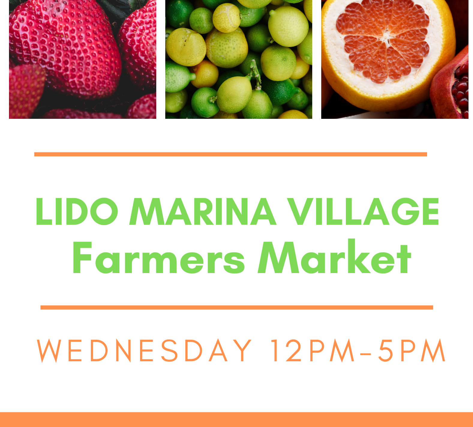 Lido Marina Village Farmers Market