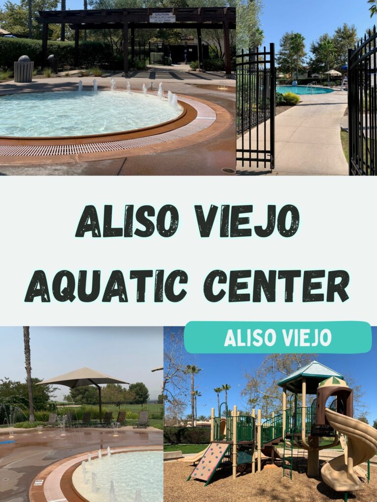 Aliso Viejo Aquatic Center with recreational pool, lap pool, kids pool and splash pad