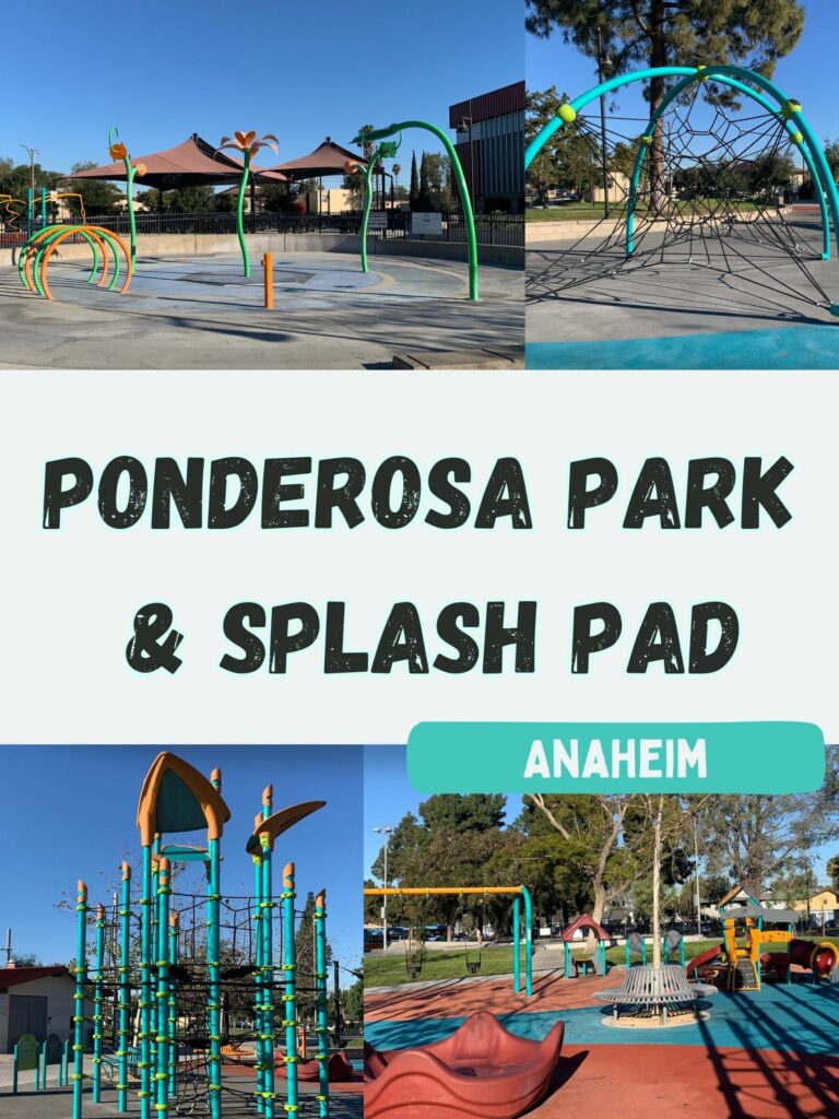 Ponderosa Park Splash Pad sprayground in Anaheim CA