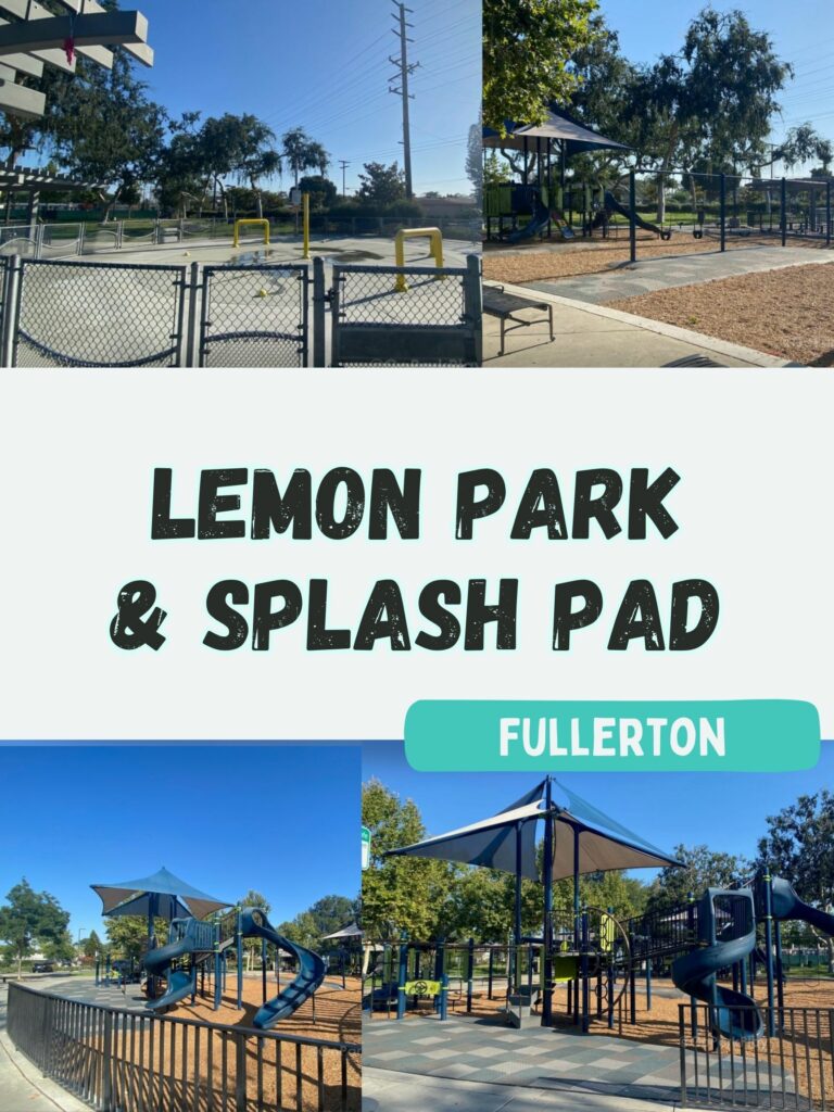 Lemon park splash pad in Fullerton CA