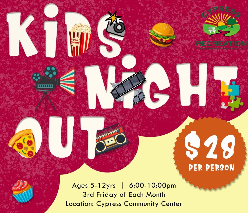 Kids Night Out – Cypress – Go Park Play
